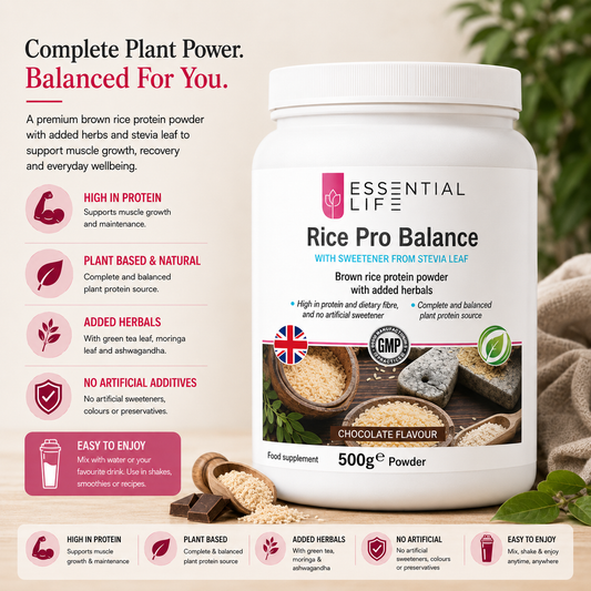 Brown Rice Protein Powder | Plant Power Protein Bliss | Essential Life