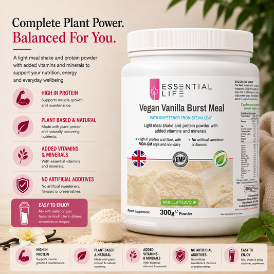 Vegan Protein Meal Shake | Vanilla Delight Vegan Shake | Essential Life