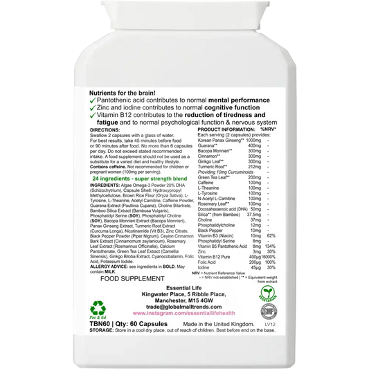 Turbo Brain Power Capsules.
