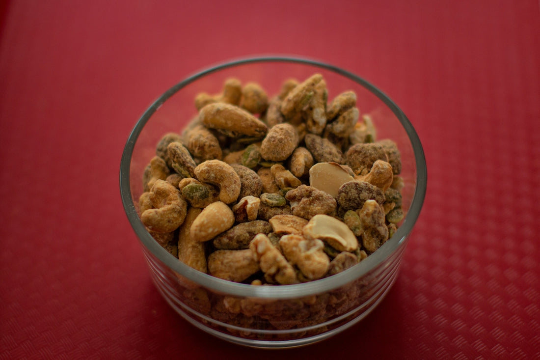 a bowl of nuts