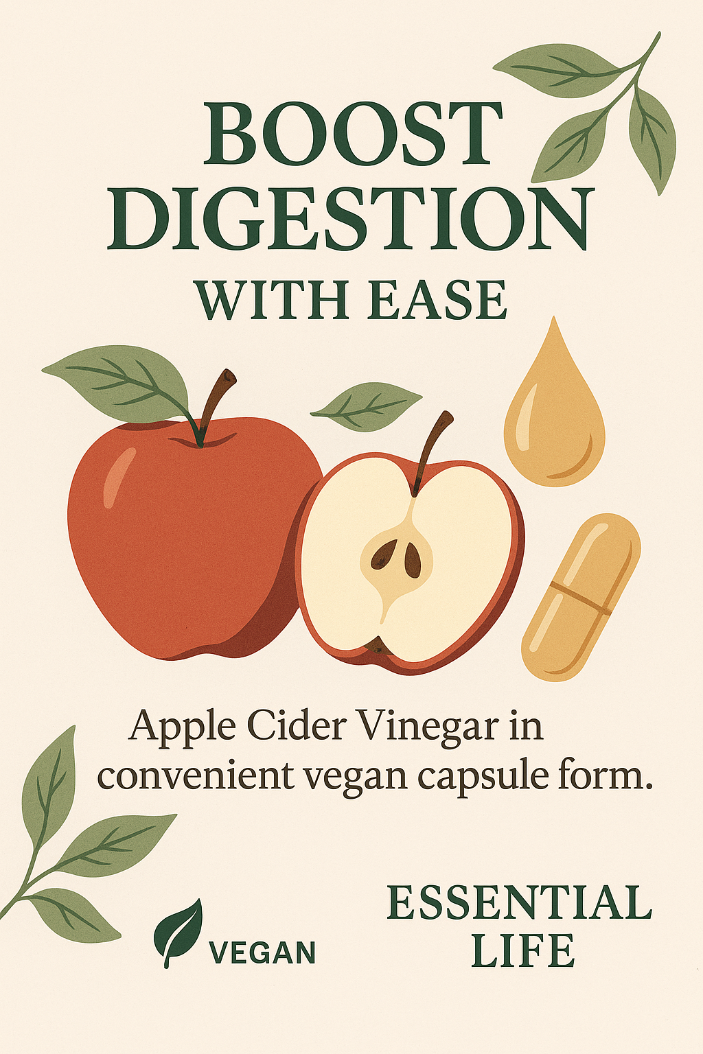 Apple Vinegar Wellness Capsules.