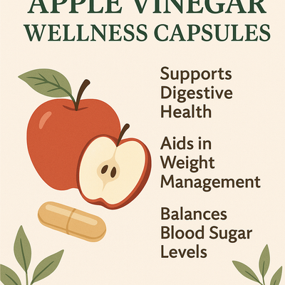 Apple Vinegar Wellness Capsules.