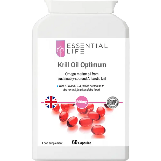 Antarctic Krill Oil Capsules for Heart Health from Essential Life - Vitamins & Supplements