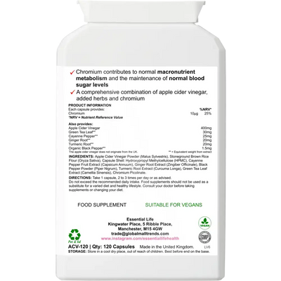 Apple Vinegar Wellness Capsules.