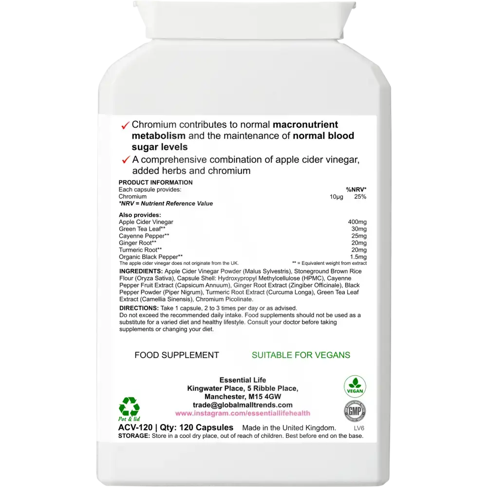 Apple Vinegar Wellness Capsules.