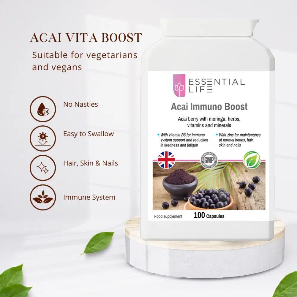 Essential Life Acai Vita Boost for Immunity Support - Vitamins & Supplements