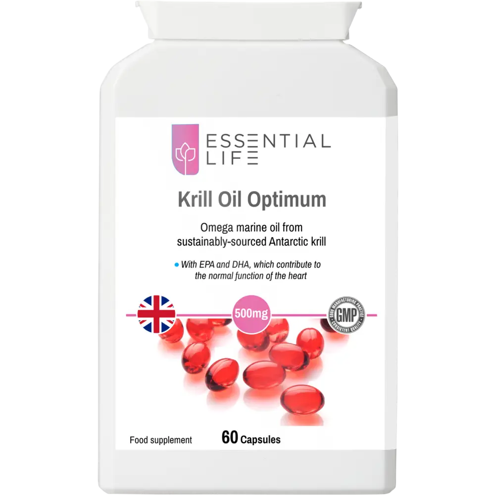 Essential Life Antarctic Krill Oil for Omega-3 EPA and DHA - Vitamins & Supplements