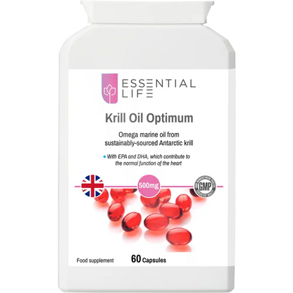 Essential Life Antarctic Krill Oil for Omega-3 EPA and DHA - Vitamins & Supplements