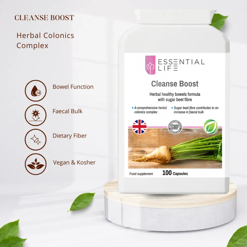 Essential Life Cleanse Boost - Detox & Cleanse Supplements - Colon Cleanse Supplements - Vitamins & Supplements