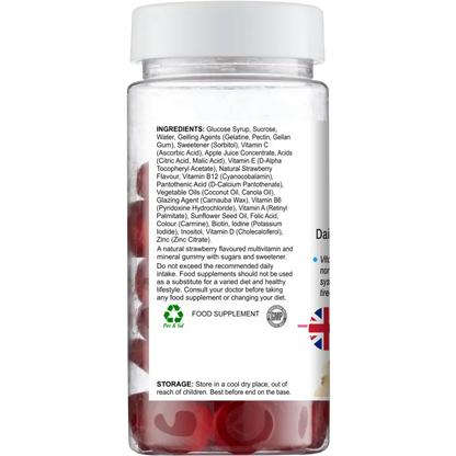 Essential Life Daily Vita Gummies for Energy and Psychological Health - Gummies