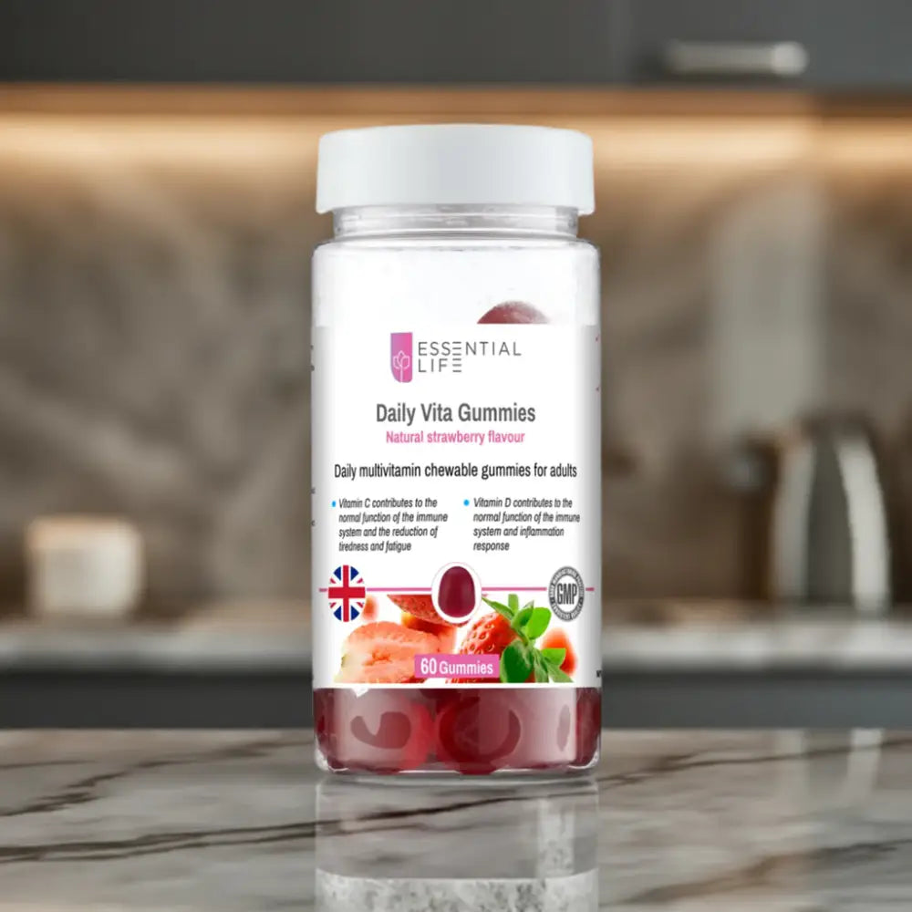 Essential Life Daily Vita Gummies for Energy and Psychological Health - Gummies