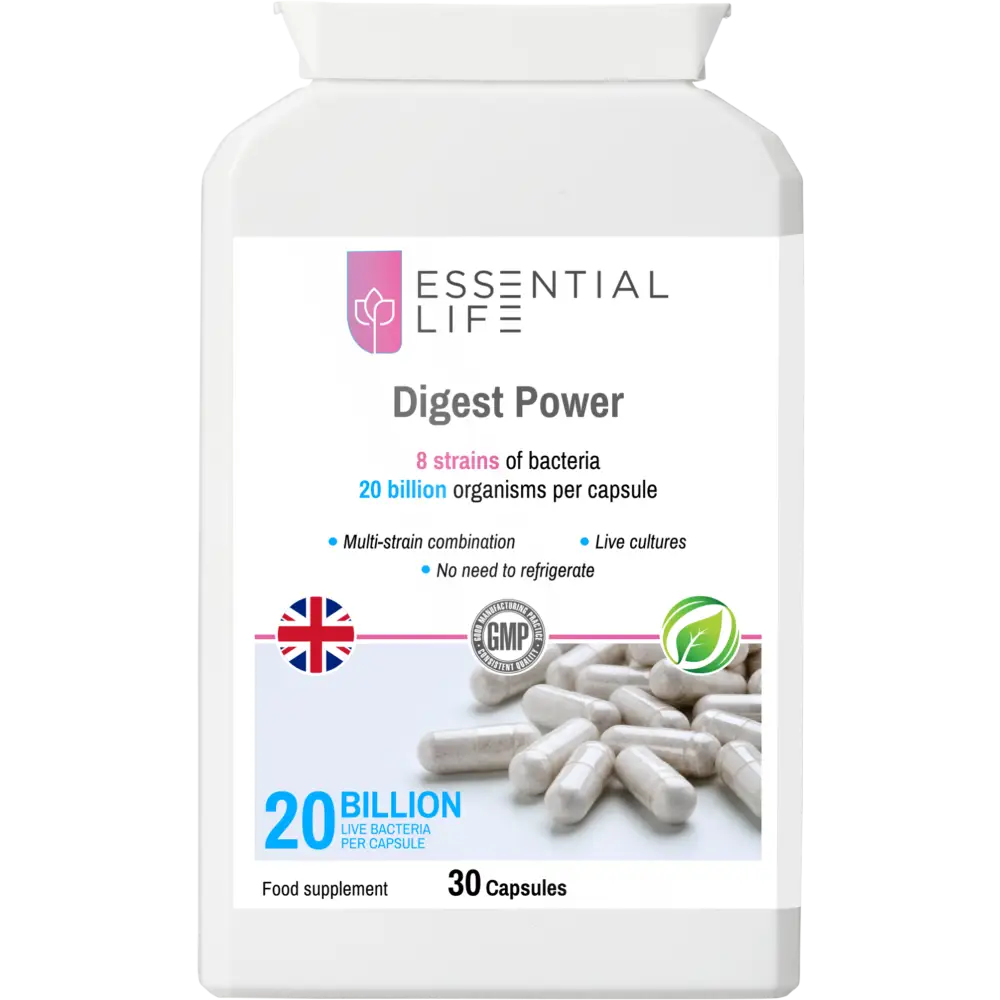 Essential Life Digest Power Probiotic with 20 Billion Viable Organisms - Vitamins & Supplements