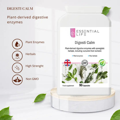 Essential Life Digestive Calm with Apple Cider Vinegar and Enzymes - Vitamins & Supplements