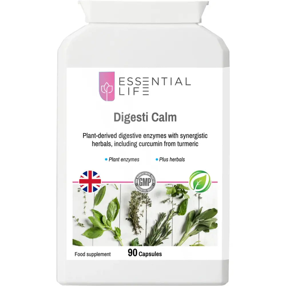 Essential Life Digestive Calm with Apple Cider Vinegar and Enzymes - Vitamins & Supplements