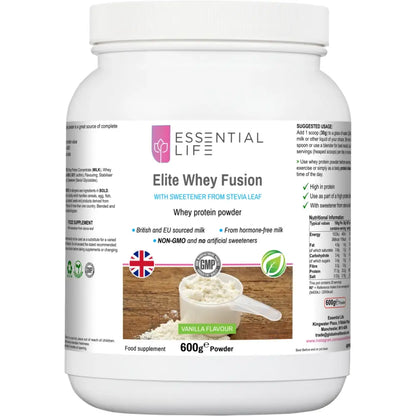 Essential Life Elite Whey Fusion Vanilla Protein Powder Shake - Meal Shakes