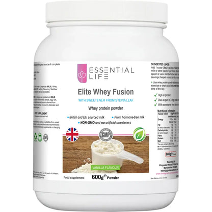 Essential Life Elite Whey Fusion Vanilla Protein Powder Shakes - Meal Shakes