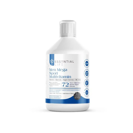 Essential Life Liquid Multivitamin Supplement for Men - Liquid Supplement