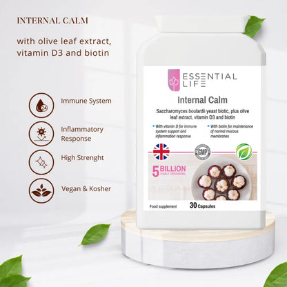 Internal Calm 5 billion live organisms per capsule - Vitamins & Supplements