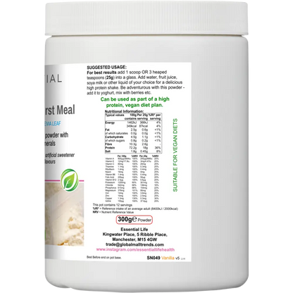 Vegan Vanilla Burst meal shake - Meal Shakes