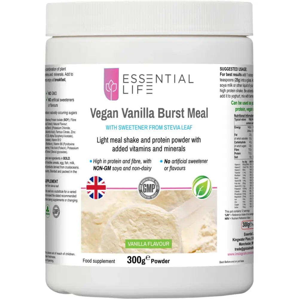 Vegan Vanilla Burst meal shake - Meal Shakes